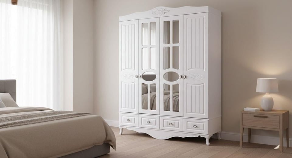Dardason K504 4 Kapılı Dolap