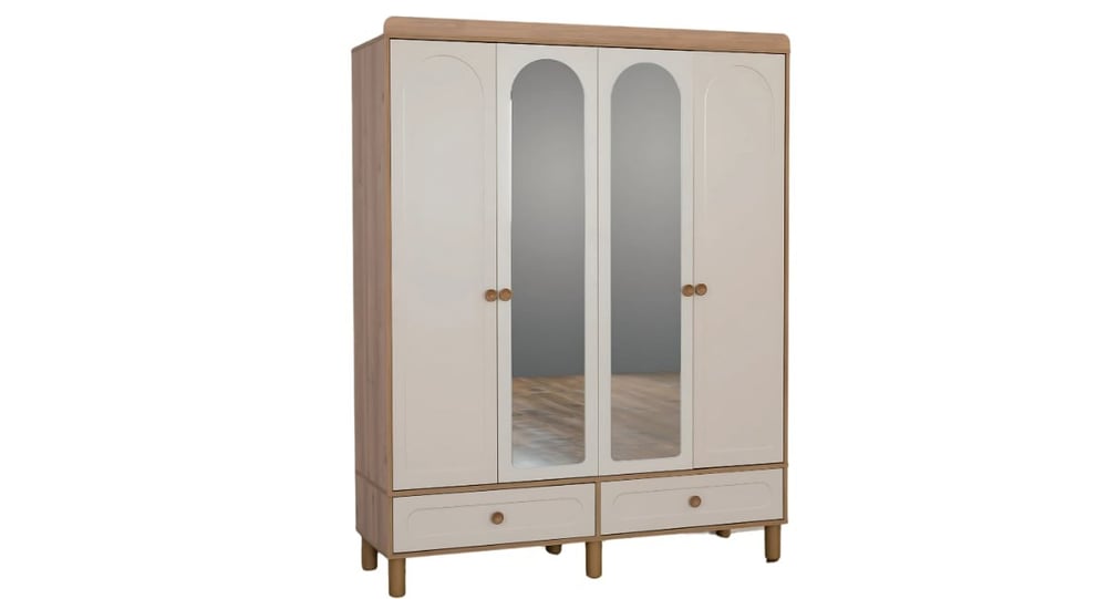 Dardason M144 Bohem 4 Kapılı Mebranlı Dolap