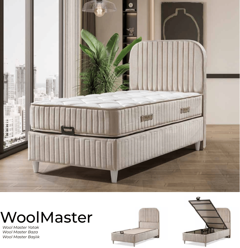 Dizayns Wool Master 90*190 Yatak Seti