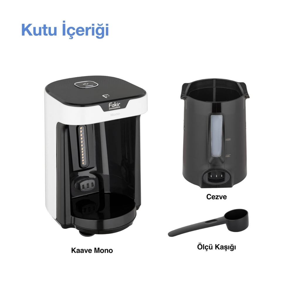 Fakir Mono Türk Kahvesi Makinesi - Beyaz