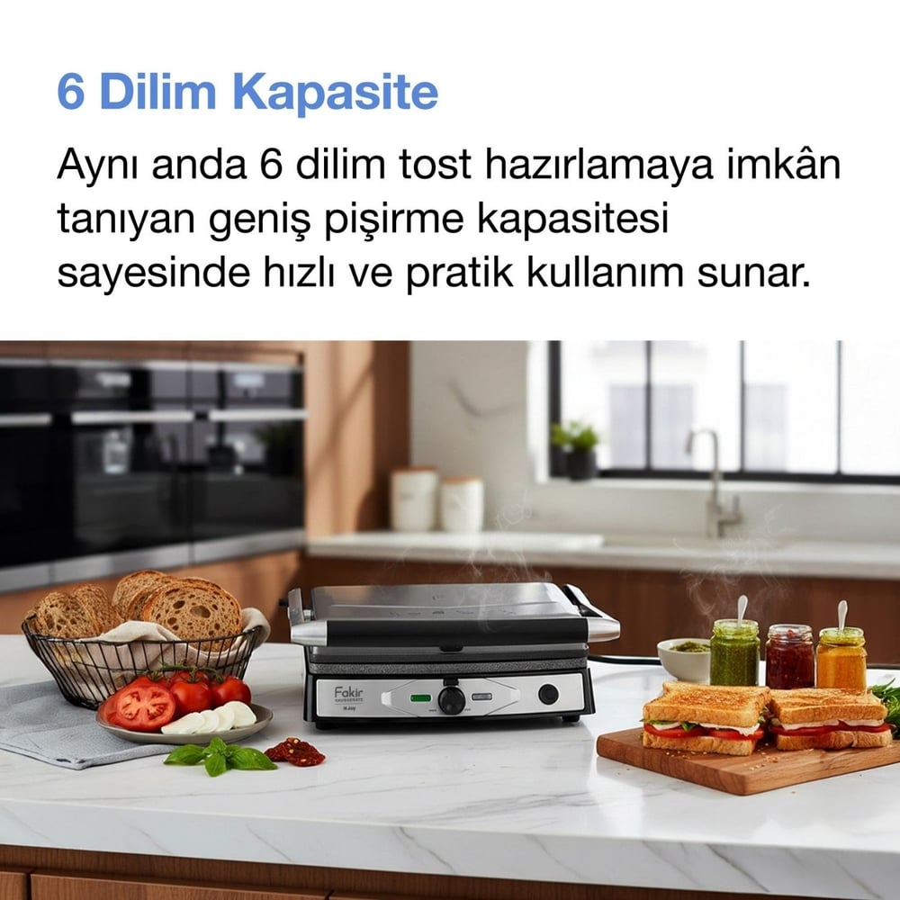 Fakir N Joy Tost Makinesi - Silverstone