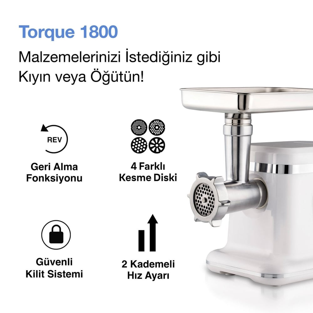 Fakir Torque 1800 ET Kıyma Makinesi