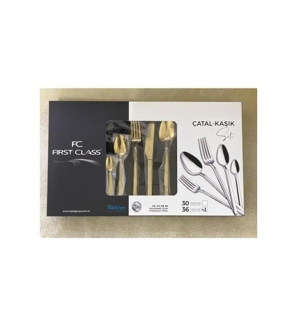 First Class 36 Prç Gold Çkb