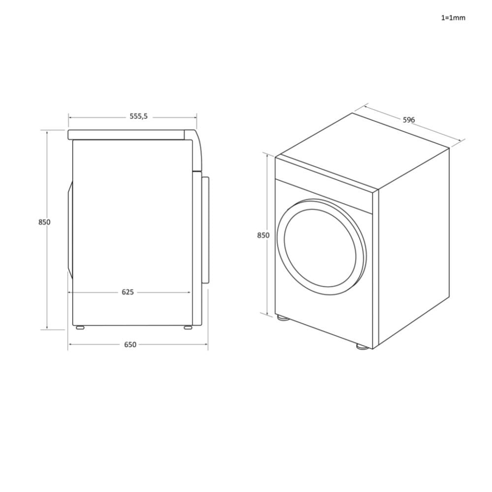 Haier HD90-A2939E-Tr 9 KG Wifi Isı Pompanlı Kurutma Makinesi