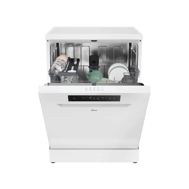 Hoover HF 3E53E0W-17 E Sınıfı, 5 Programlı, 13 Kişilik Yıkama, Beyaz Bulaşık Makinesi (Paket)
