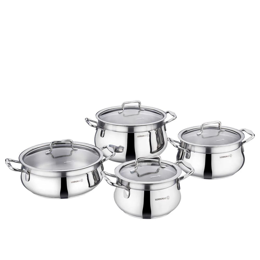 Korkmaz A1958 Estima 8 Parça Tencere Seti