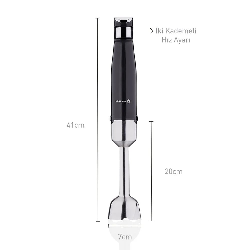Korkmaz A448 Performix Duo Blender Set Siyah