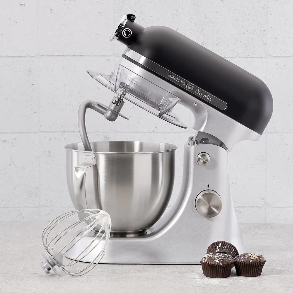 Korkmaz A470-01 Pro Mix Stand Mikser 1600W Siyah/Satin