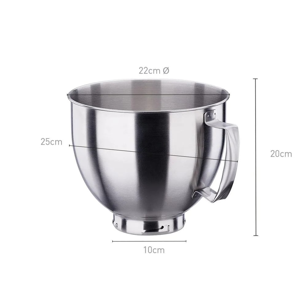 Korkmaz A470-04 Pro Mix Stand Mikser 1600W Vanilya/Satin