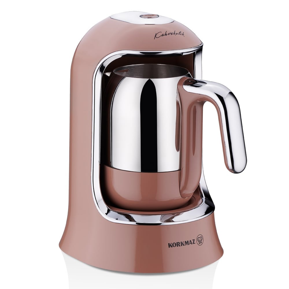 Korkmaz A860-17 Kahvekolik Otomatik Kahve Makinesi Mocha/Krom