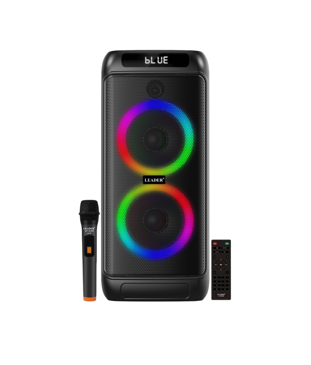 Leader LP-6050 Uhf Mikrofon Taşınabilir Ses Sistemi