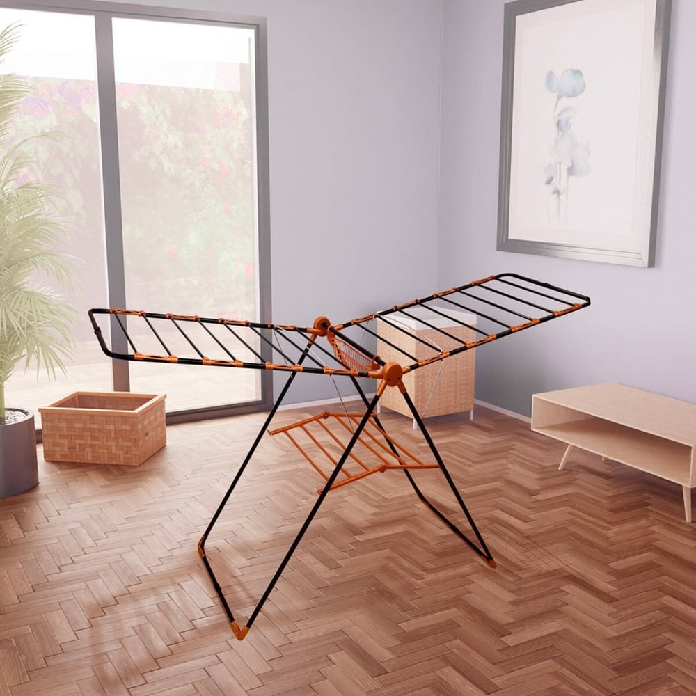 Milanor MLR-2630-01 Black Gold Çamaşır Kurutmalık