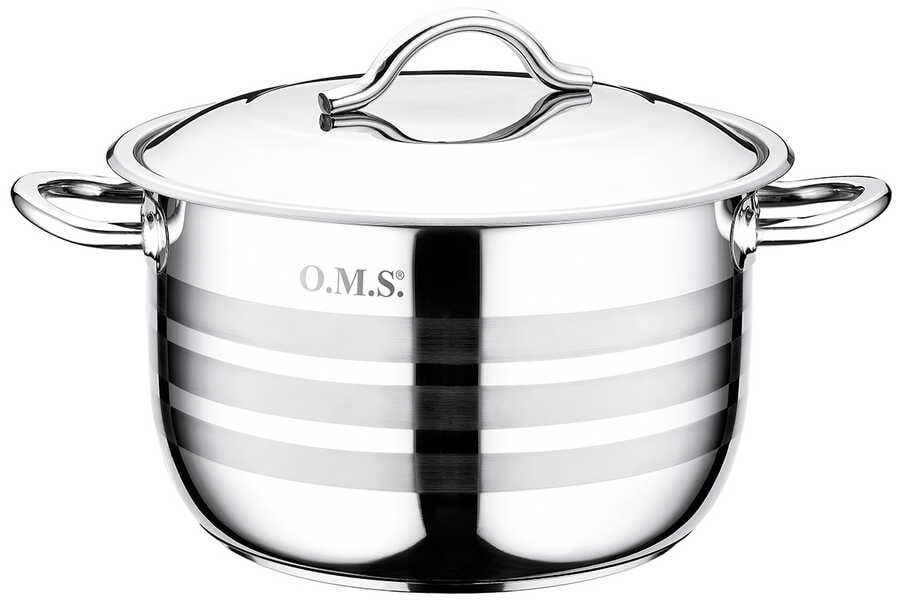 OMS 2005 Silver 34 X 20 Cm Derin Tencere