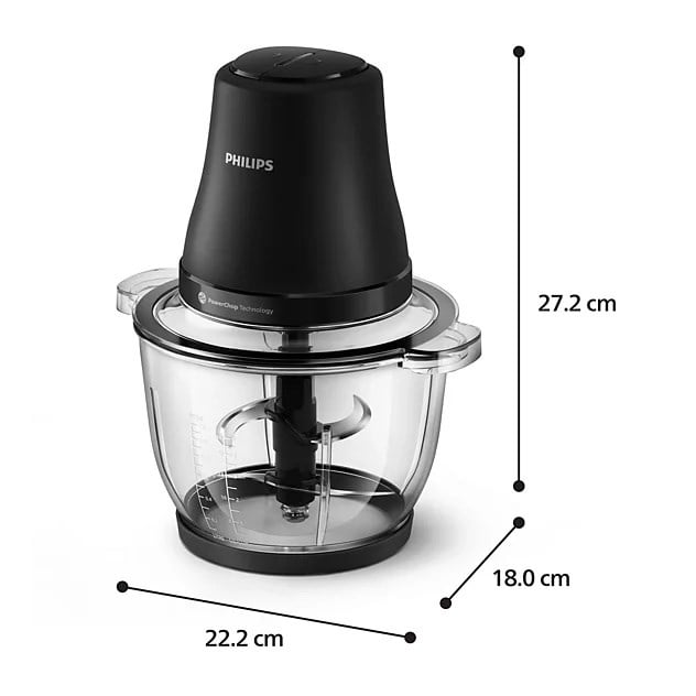 Philips HR1502/00 3000 Serisi Doğrayıcı Siyah