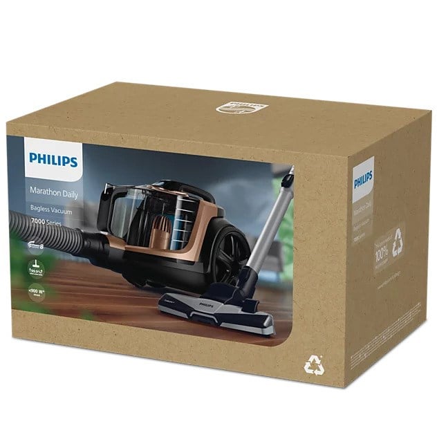 Philips XB7151/07 Marathon Torbasız Yatay Süpürge