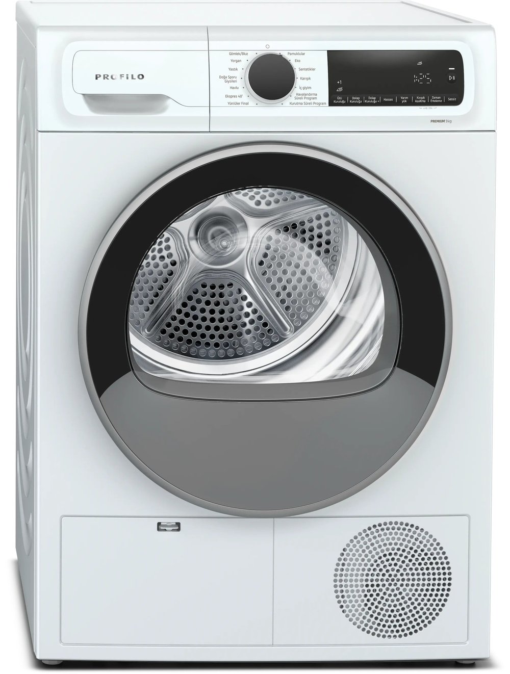 Profilo KM9611CTR 9KG A++ Isı Pompalı Kurutma Makinesi