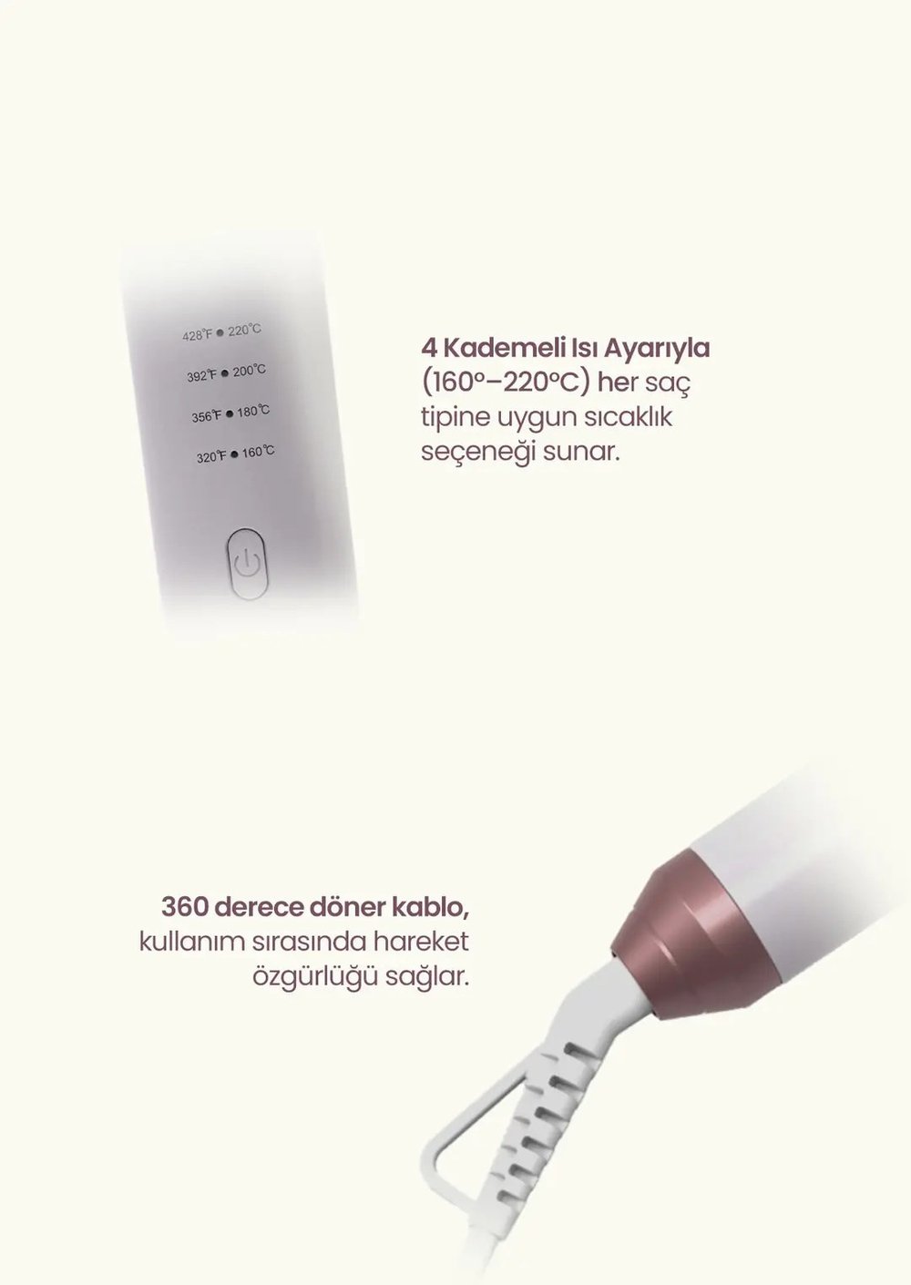 Relux RC9588 Keratincare 25 Mm Otomatik Maşa