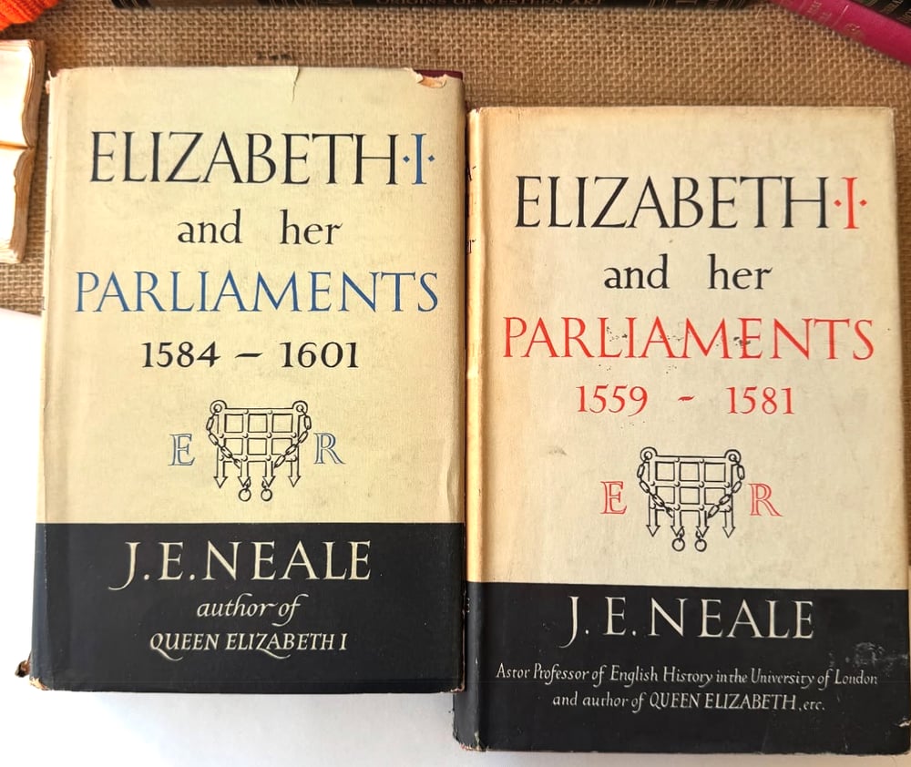 İlk Baskı Elizabeth I and her Parliaments 1559-1581, 1584-1601: İki Cilt Takım