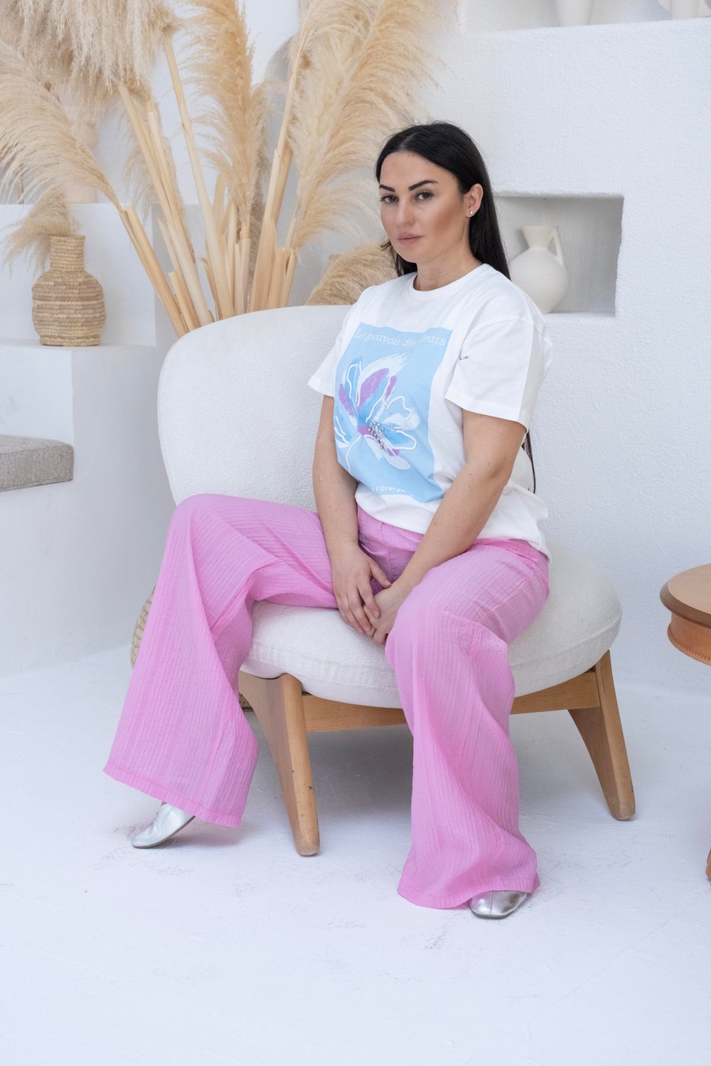 BÜRÜMCÜK PEMBE PANTOLON