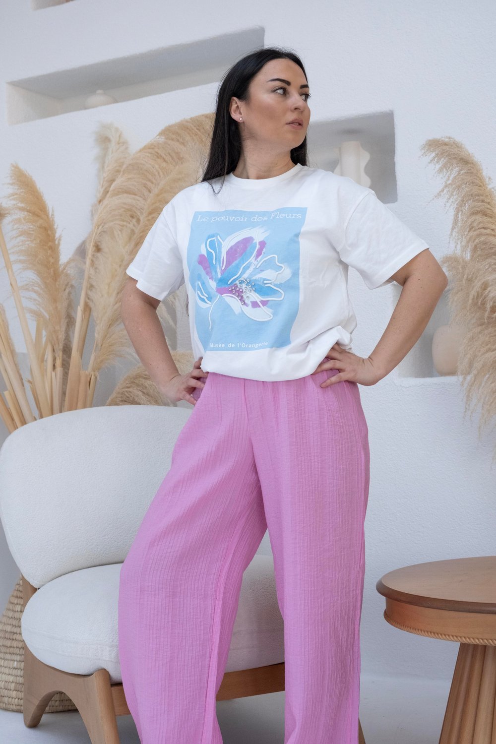 BÜRÜMCÜK PEMBE PANTOLON