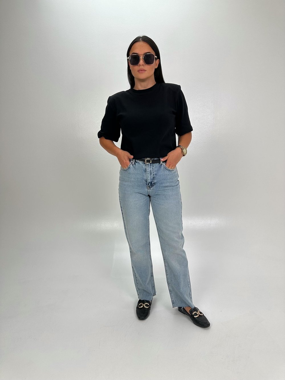 KESİK PAÇA YIKAMALI BOYFİT JEAN