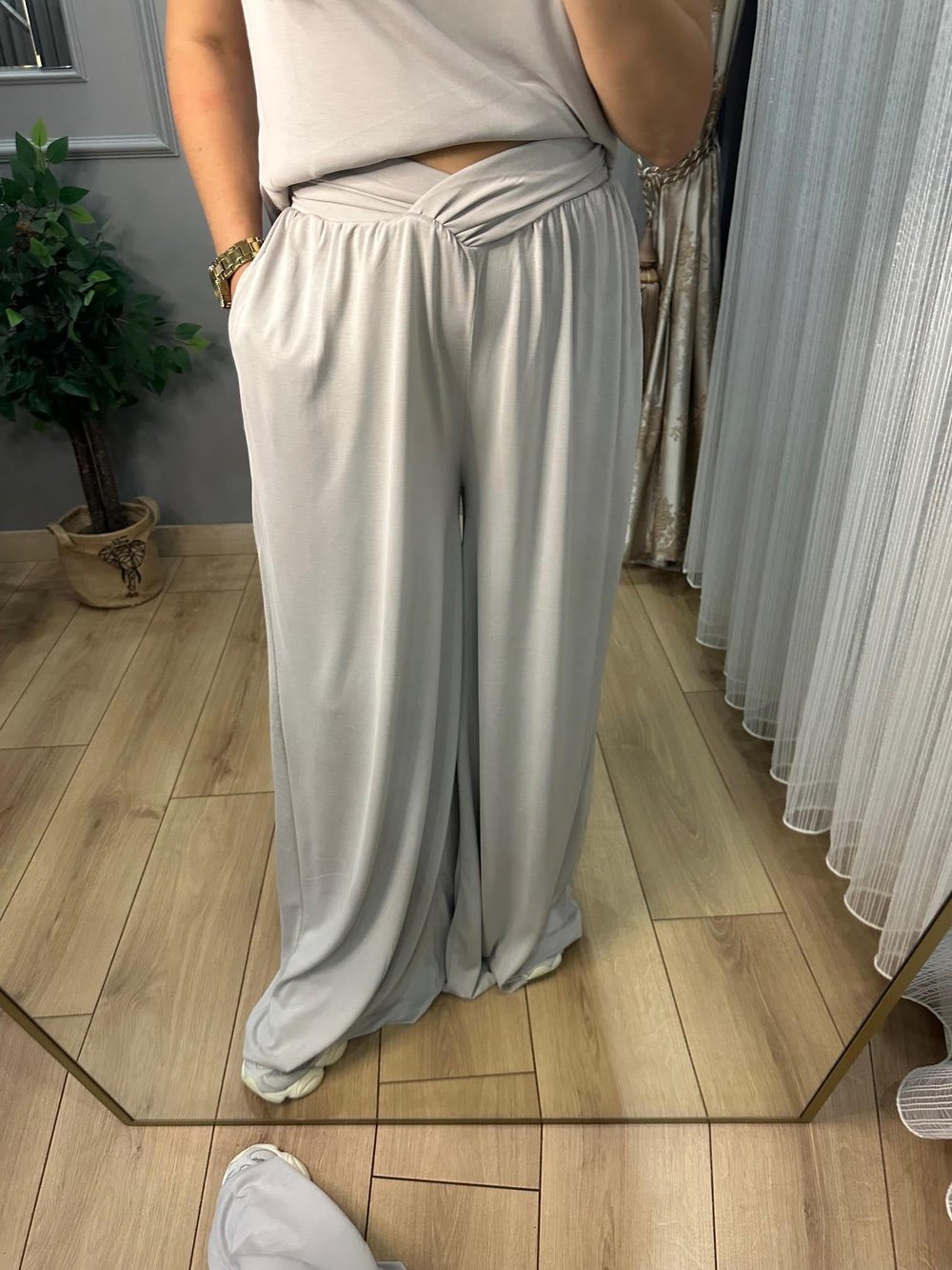 MODAL DRAPELİ PANTOLON