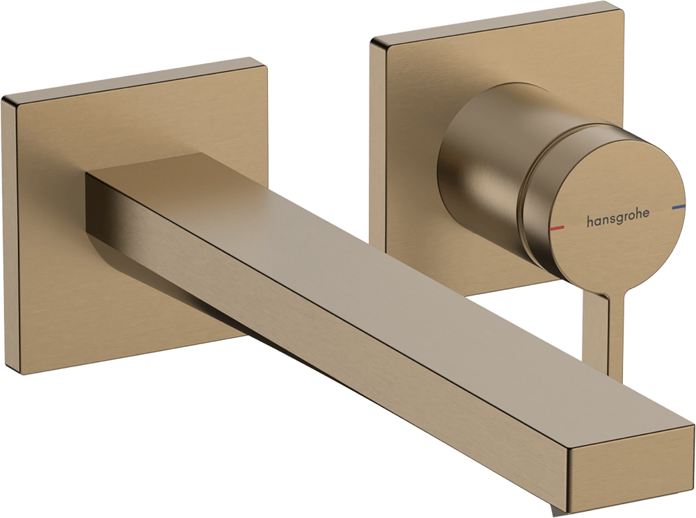 Hansgrohe Tecturis Mat Bronz Tek Kollu Ankastre Lavabo Bataryası