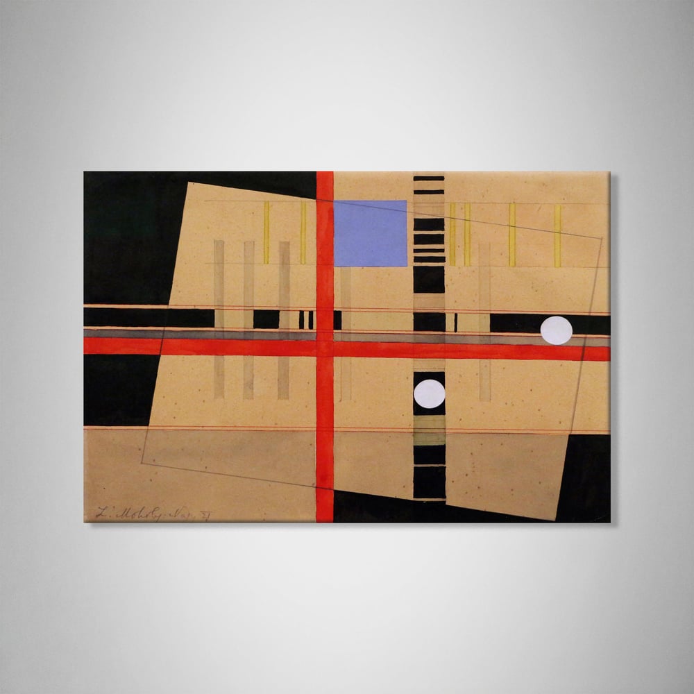 Kırmızı Çapraz ve Beyaz Noktalar (1921) – Laszlo Moholy-Nagy