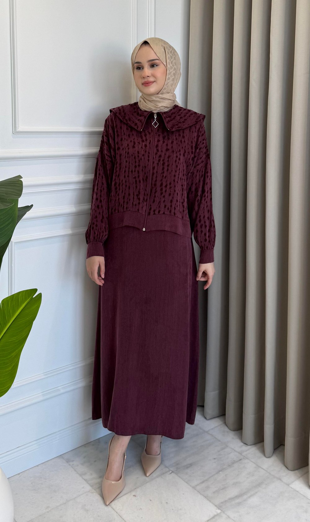 Jileli Takım Bordo