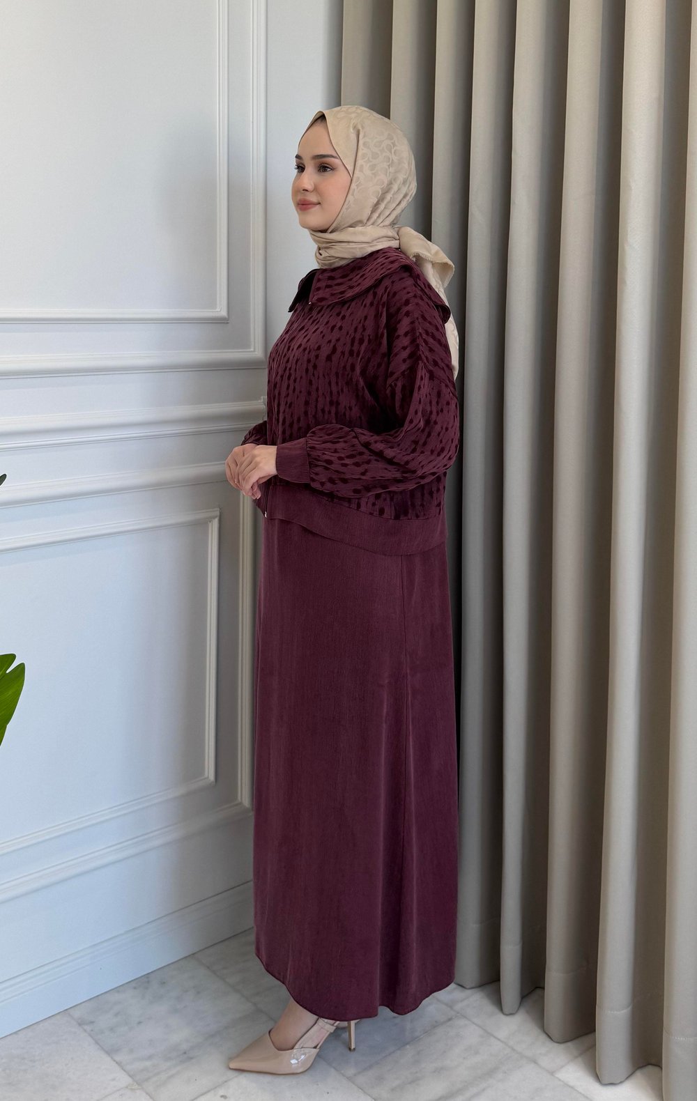 Jileli Takım Bordo