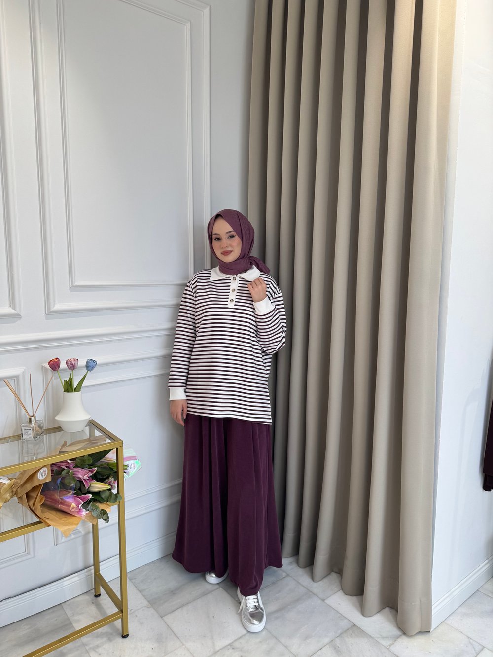 Miora Pantolon Mürdüm