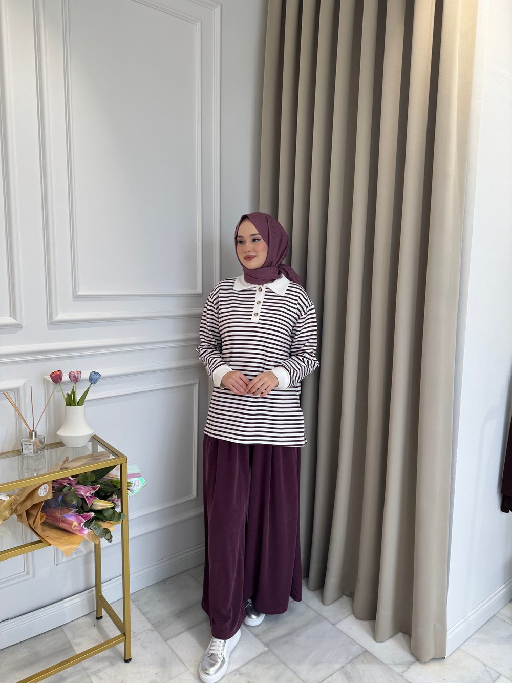 Miora Pantolon Mürdüm