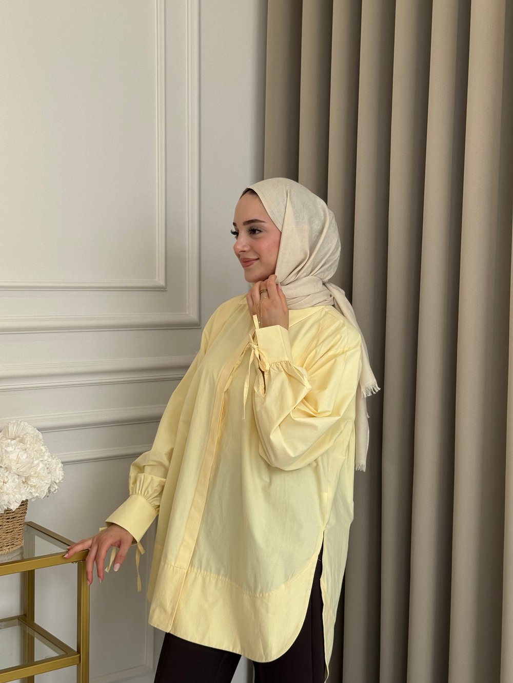 Senta Gömlek Sarı