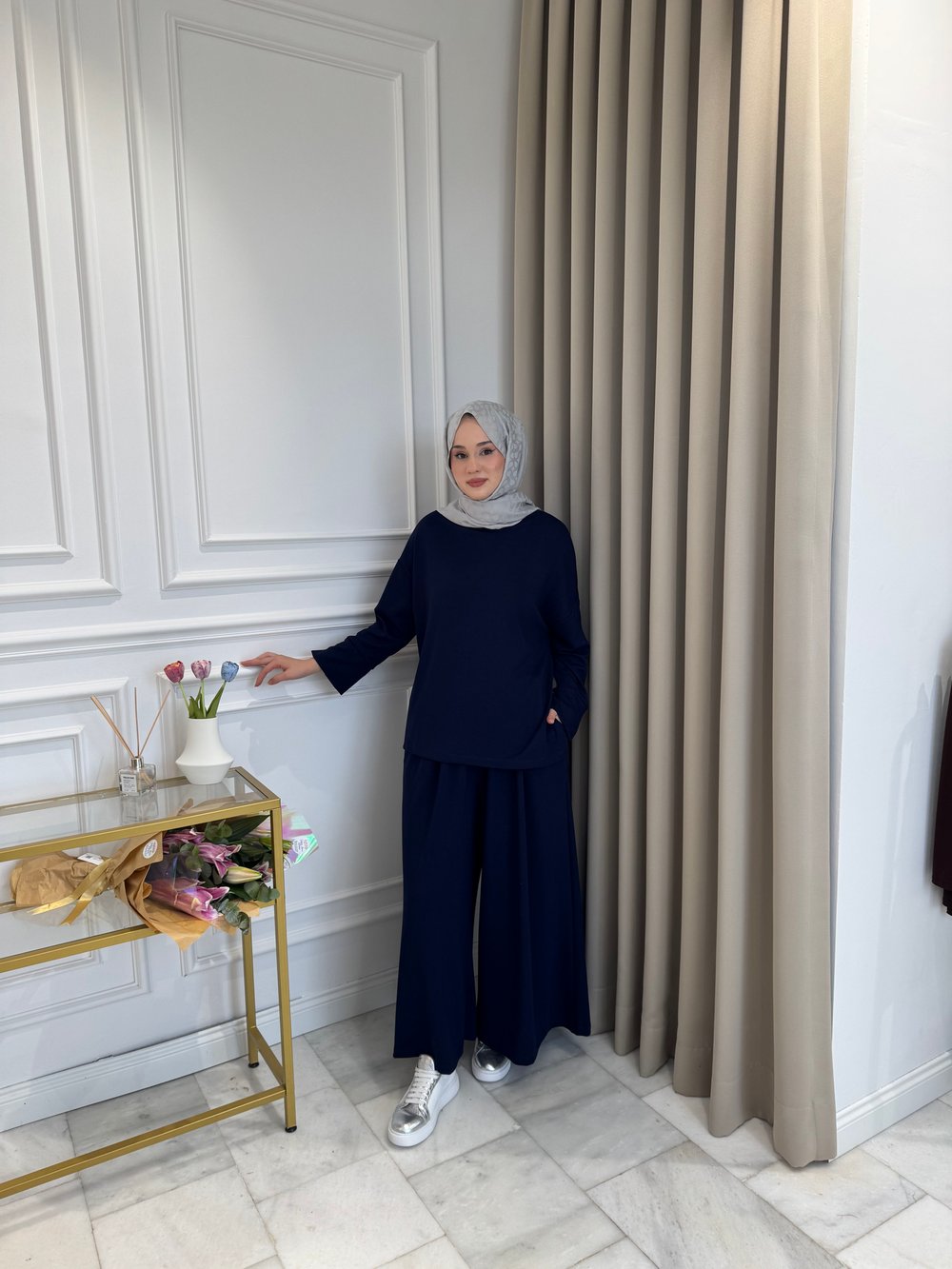 Soft Pantolon Takım Lacivert