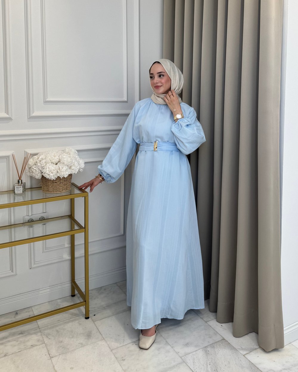 Zara Elbise Mavi
