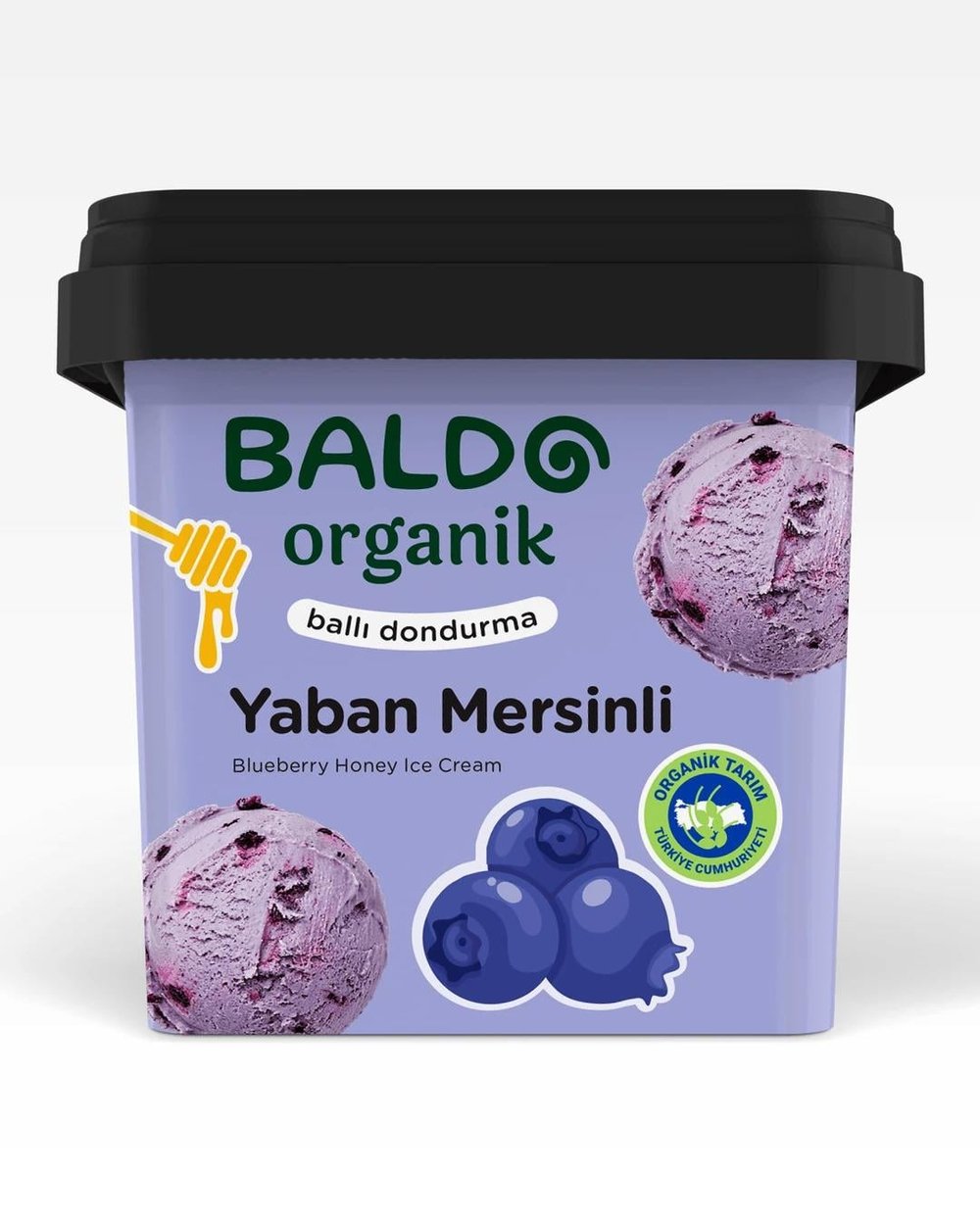 BALDO YABAN MERSINLI ORGANIK DONDURMA 400 GR