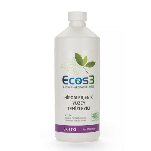 ECOS3 EKOLOJIK HIPOALERJENIK YÜZEY TEMIZLEYICI 1LT
