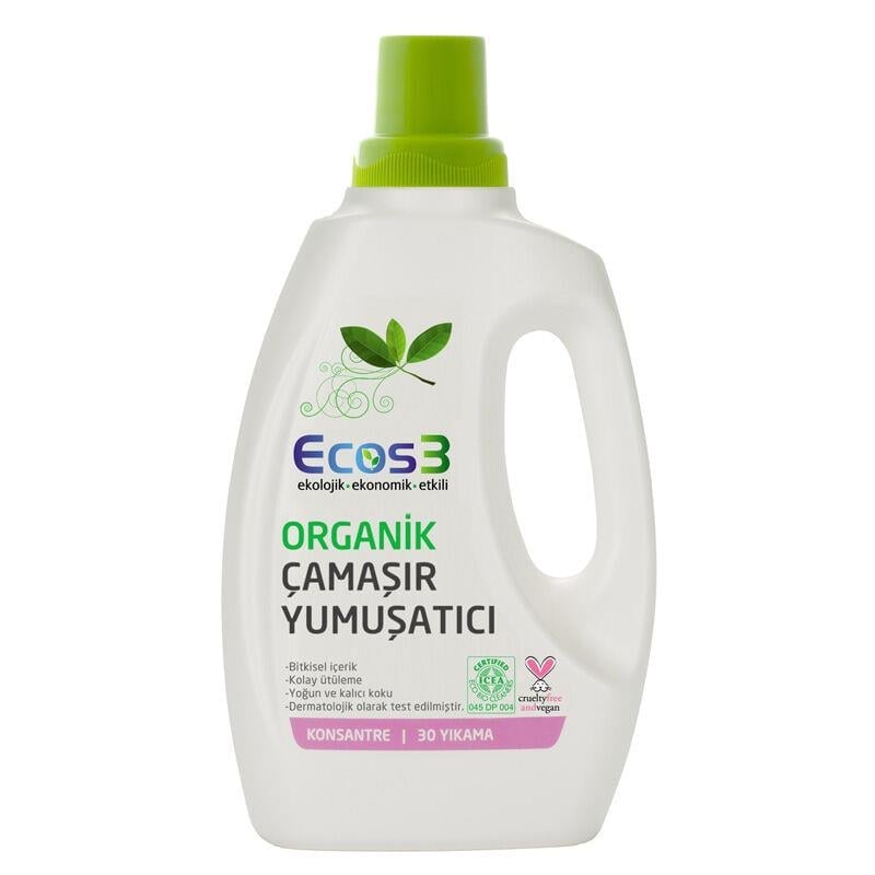 ECOS3 ULTRA KONSANTRE BITKISEL ÇAMAŞIR YUMUŞATICI 750 ML
