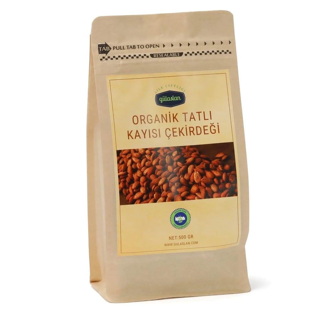 GÜLASLAN ORGANİK TATLI KAYISI ÇEKİRDEĞİ 500G