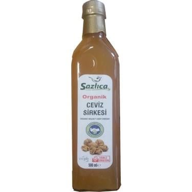 SAZLICA ORGANİK CEVİZ SİRKESİ 500 ML.