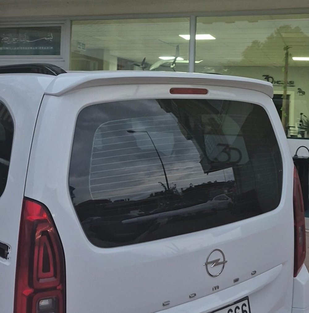 Boyalı Arka Tavan Spoiler Beyaz – Rifter, Berlingo, Combo, Proace City, Doblo