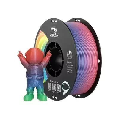 Creality Ender Plus PLA Filament Gökkuşağı 1.75mm 1kg
