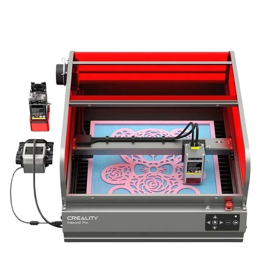 Creality Falcon2 PRO Kapalı Lazer Gravür ve Kesici - 60W