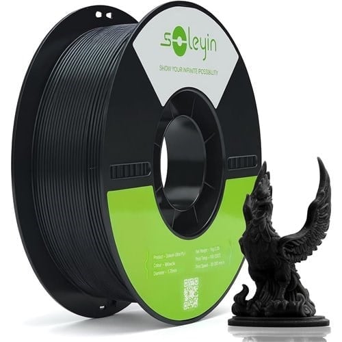 Creality Soleyin Ultra PLA Black Filament 1.75mm 1KG