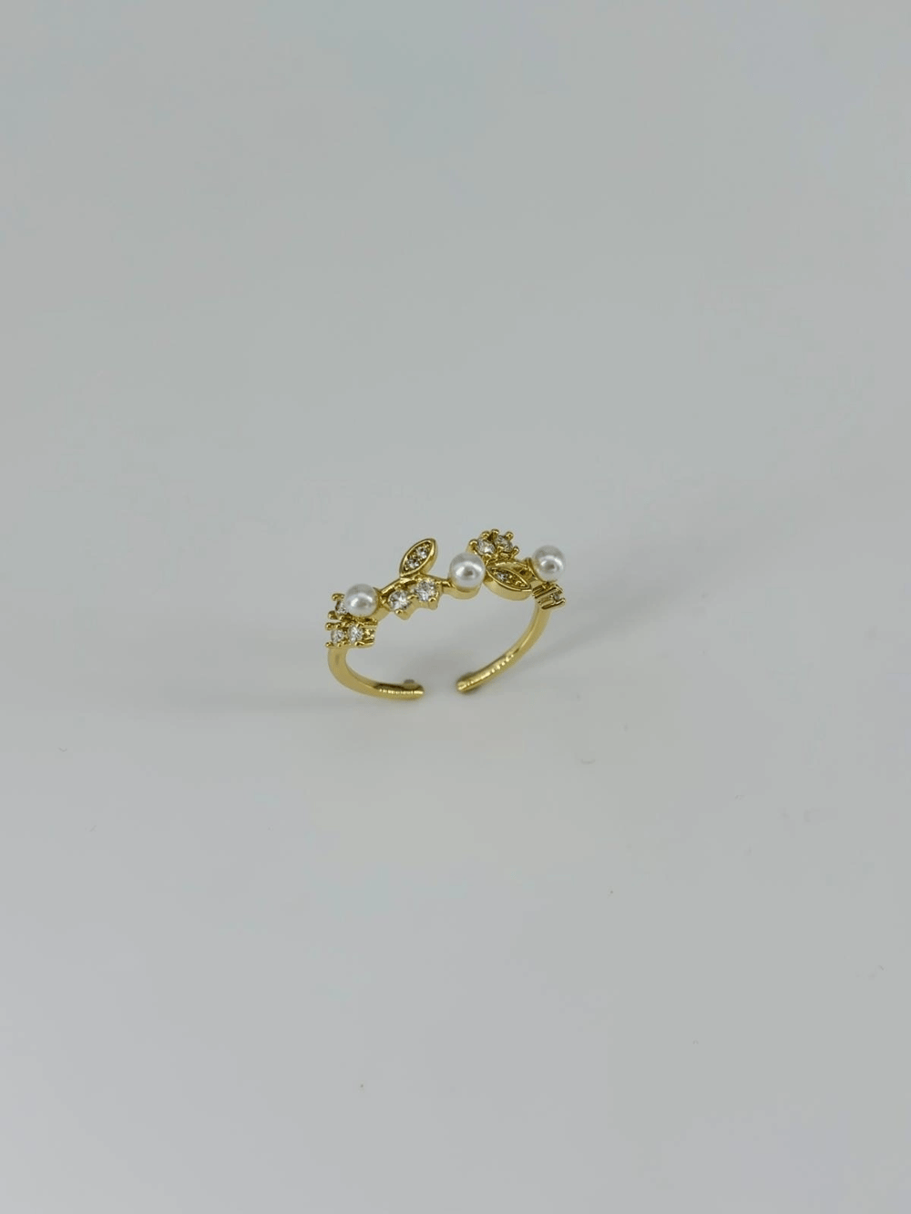 14 K Gold Kaplama Zirkon Taşlı Yüzük