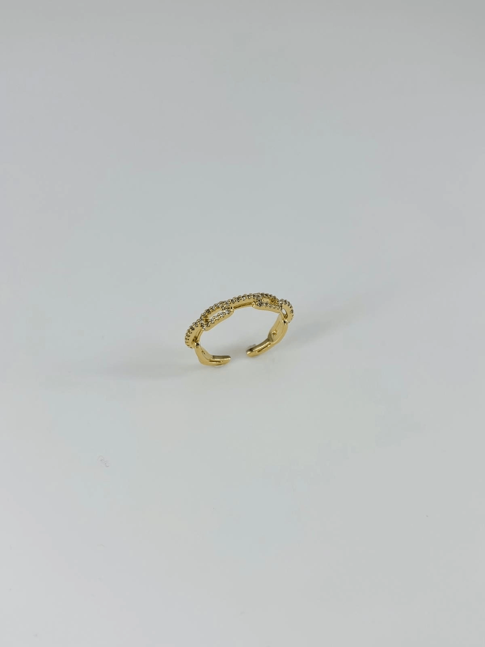 14 K Gold Kaplama Zirkon Taşlı Yüzük