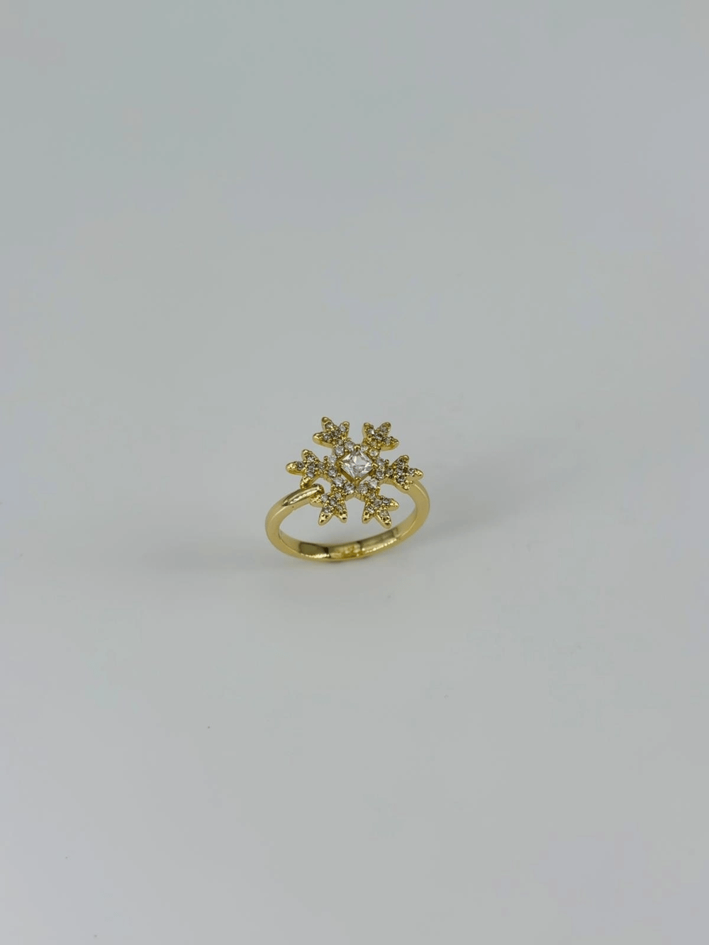 14 K Gold Kaplama Zirkon Taşlı Yüzük