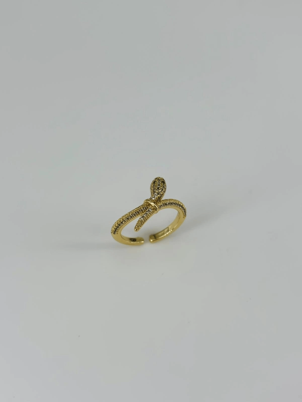 14 K Gold Kaplama Zirkon Taşlı Yüzük