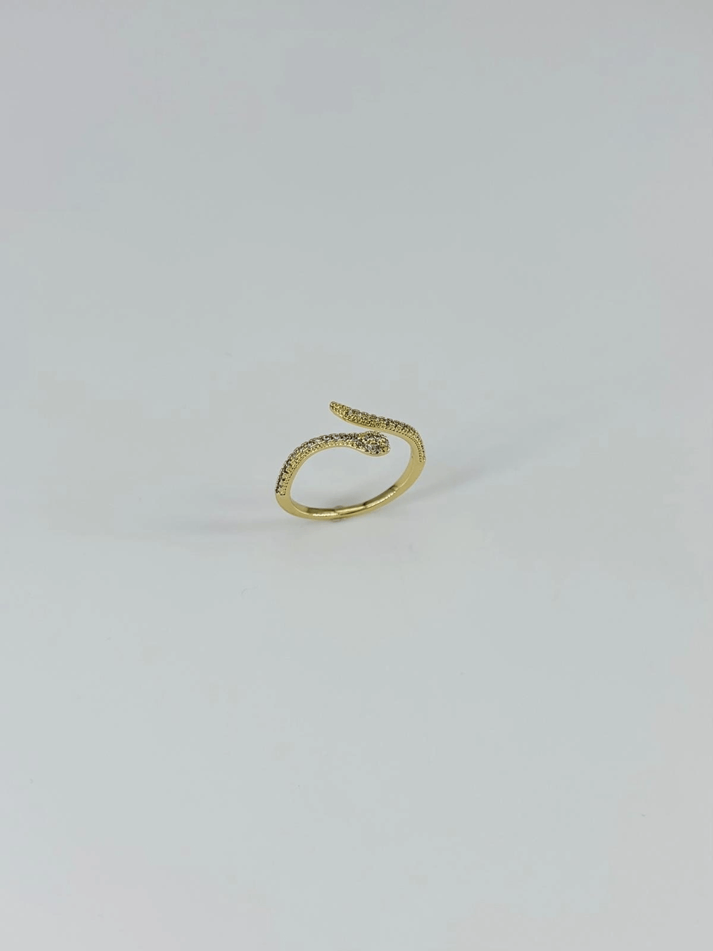 14 K Gold Kaplama Zirkon Taşlı Yüzük
