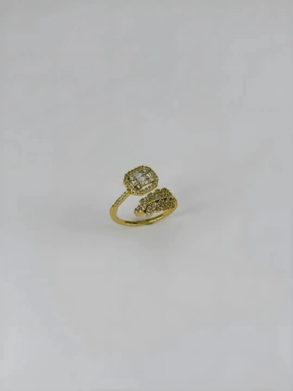 14 K Gold Kaplamalı Yüzük